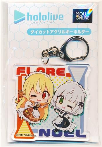 Cover hololive×MOLLY.ONLINE Collaboration Acrylic Keychain Shiranui Flare Shirogane Noel