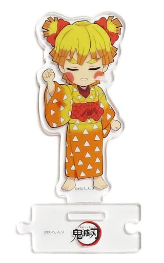 Zenitsu Agatsuma Yoshiko/Normal Demon Slayer Kimetsu no Yaiba Infinite Train Edition / Red-light District Edition Character Emaki Cafe in ufotable Cafe x Machi Asobi CAFE Draw down Random Acrylic Stand A Connected to Characters Red-light District Edition