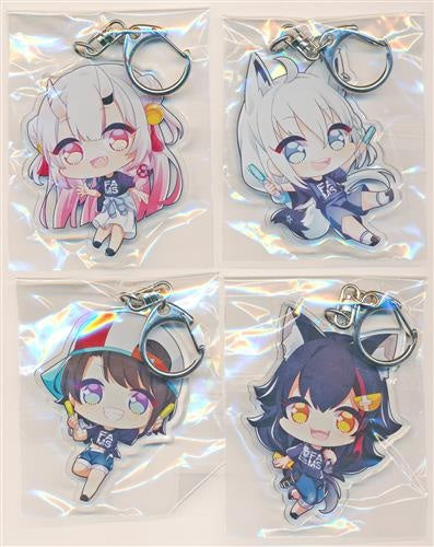 hololive hololive acrylic key chain 4 coset event clothes Ver. FAMS FAMS FAN MEETING -our summer vacation overtime-