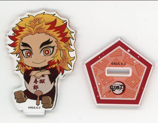 Chugai Mining Kyoujurou Rengoku Demon Slayer Kimetsu no Yaiba x Randen x Eigamura Kyono Oshigoto San Petanko Trading Acrylic Stand Summer Festival Ver. Vol.2