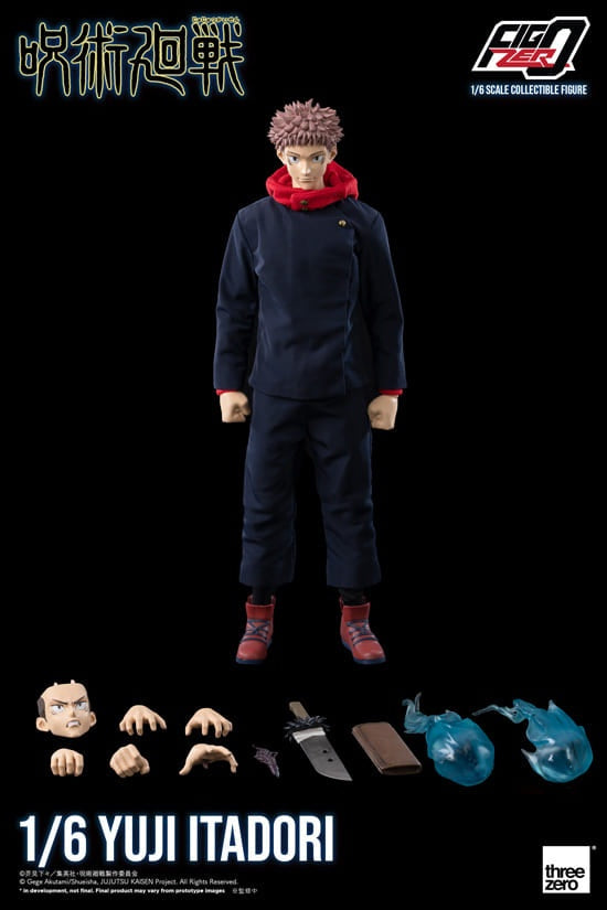 threezero / Good Smile Company Figure Yuuji Itadori Jujutsu Kaisen Sorcery Fight 1/6 Action Figure