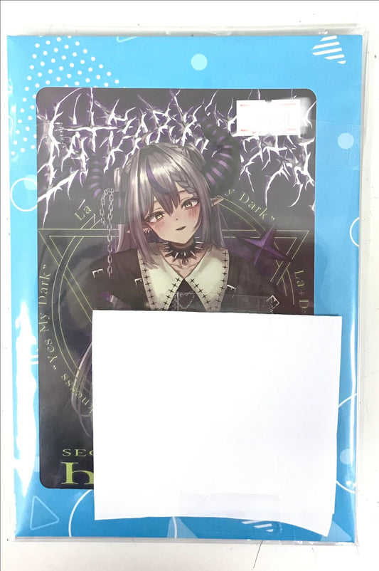 hololive hololive 1st Anniversary Commemoration Foil Stamped Copy Signed Postcard Laplus Darknesss