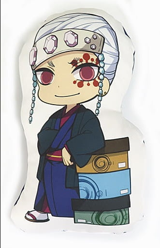 Chugai Mining Cushion/Dakimakura/Body Tengen Uzui Die-cut Cushion Movie Version Demon Slayer Kimetsu no Yaiba Infinite Train Edition in Marui Department Store Epos Card Members Limited Purchase Lottery Prize B