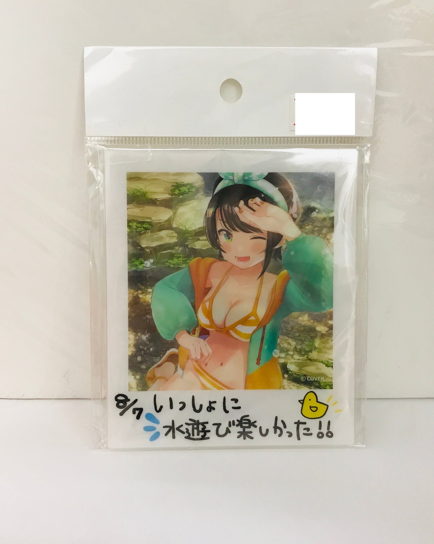 hololive hololive Birthday Celebration 2021 Summer Memories with Subaru Cheki-style Acrylic Card Ozora Subaru B
