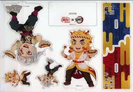 ・Accessories individual item Anjuro Tengen 2 types of acrylic stand Acrylic key chain 2 types set Tsukiji Gindako x Demon Slayer Kimetsu no Yaiba Anjuro Tengen set Order-only