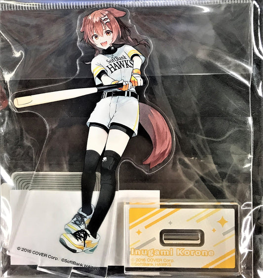 Rakuten hololive x Pacific League 6 teams acrylic stand Inugami Korone