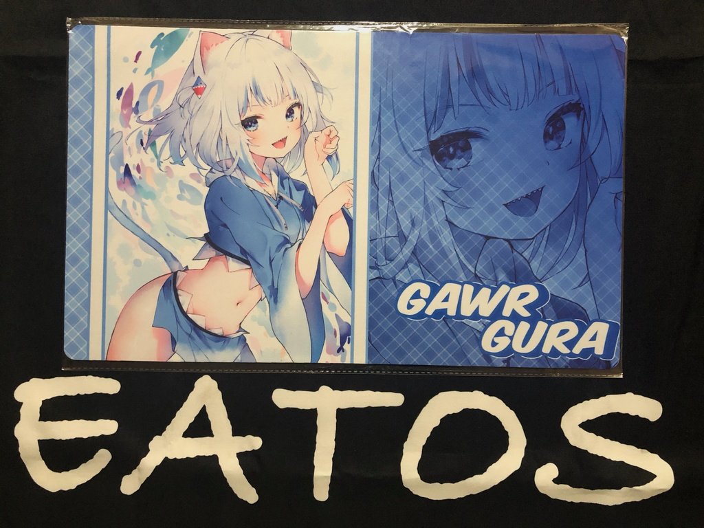 TCG Playmat Same-chan hololive EN Gawr Gura 300 x 500mm
