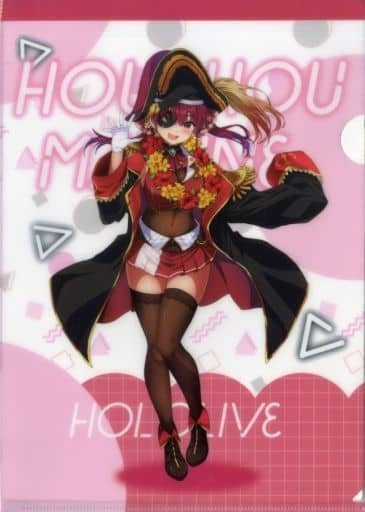 Hiromi Clear File Houshou Marin Life-sized Virtual YouTuber Hololive x JOYPOLIS DREAMY PARTY A4 Trading Clear File