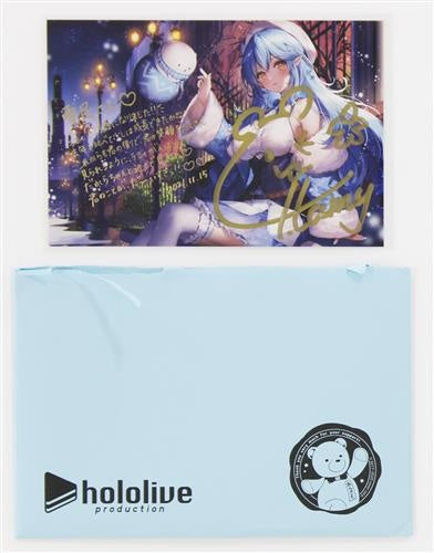 hololive hololive Birthday Anniversary 2021 Handwritten Signatureed Postcard Yukihana Lamy