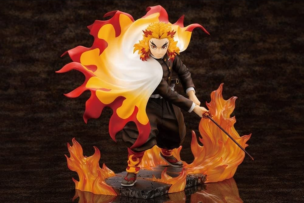 Kotobukiya Kotobukiya figure with benefits ARTFX J Kyoujurou Rengoku Demon Slayer Kimetsu no Yaiba 1/8 PVC painted finished product Kotobukiya shop limited