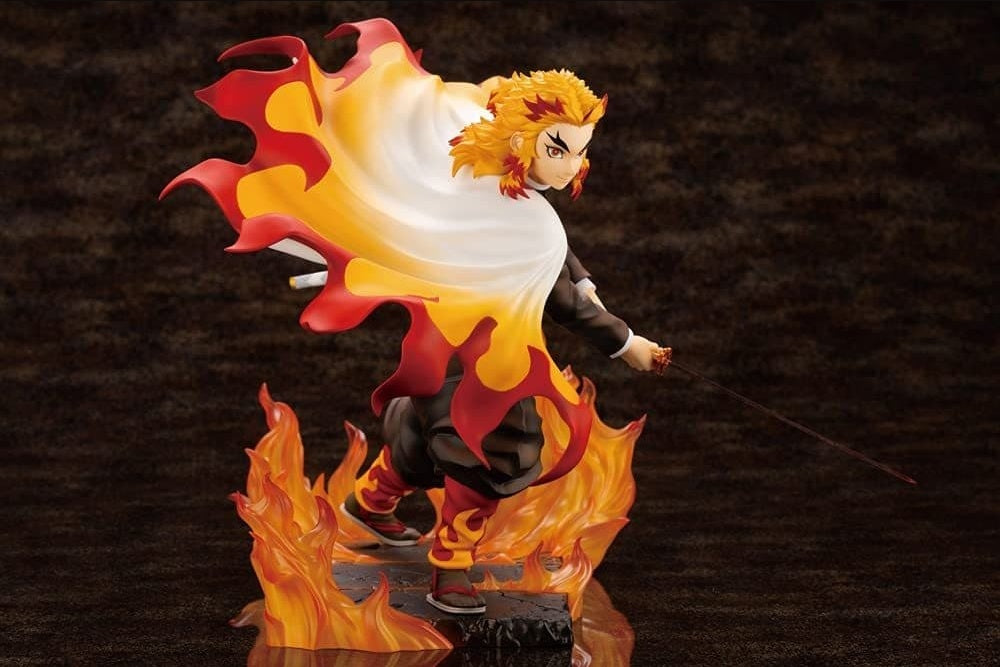 Kotobukiya Kotobukiya figure with benefits ARTFX J Kyoujurou Rengoku Demon Slayer Kimetsu no Yaiba 1/8 PVC painted finished product Kotobukiya shop limited