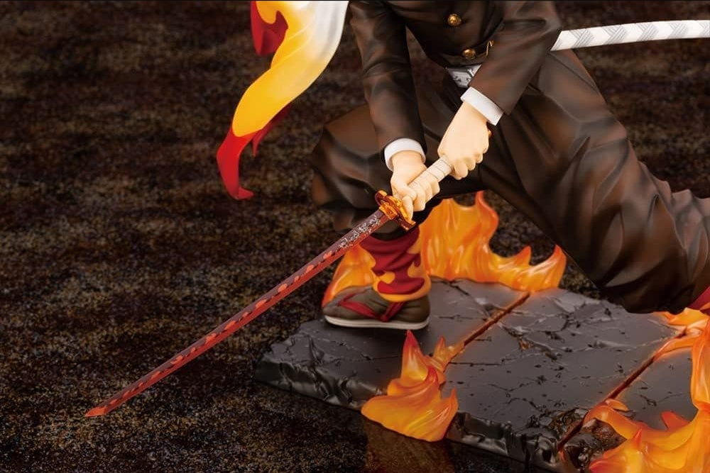 Kotobukiya Kotobukiya figure with benefits ARTFX J Kyoujurou Rengoku Demon Slayer Kimetsu no Yaiba 1/8 PVC painted finished product Kotobukiya shop limited