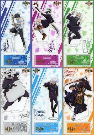 All 6 types set Theatrical version Jujutsu Kaisen Sorcery Fight 0 x Lawson acrylic stand