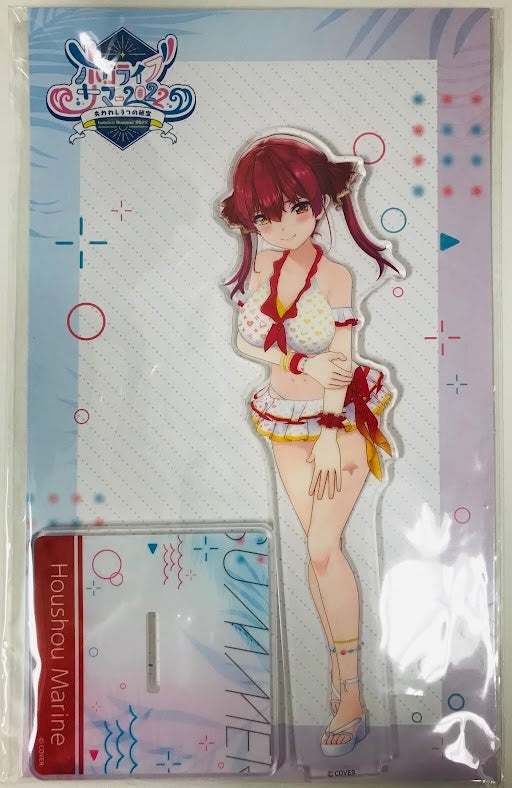 hololive hololive hololive Summer 2022 3D Acrylic Stand Shiny Wave ver. Houshou Marine