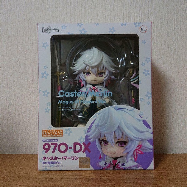 Nendoroid Fate Grand Order Caster Merlin Flower Wizard Ver. Figure Orange Rouge