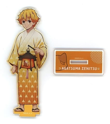Bandai Namco Amusement Zenitsu Agatsuma Acrylic Stand Demon Slayer Kimetsu no Yaiba Festival Biyori