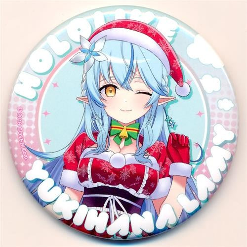 Chugai Mining hololive Trading Can Badge Christmas Life-size Ver. Yukihana Lamy