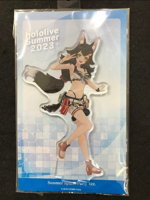 hololive hololive hololive Summer 2023 3D Acrylic Stand Summer Splash Party ver. Ookami Mio