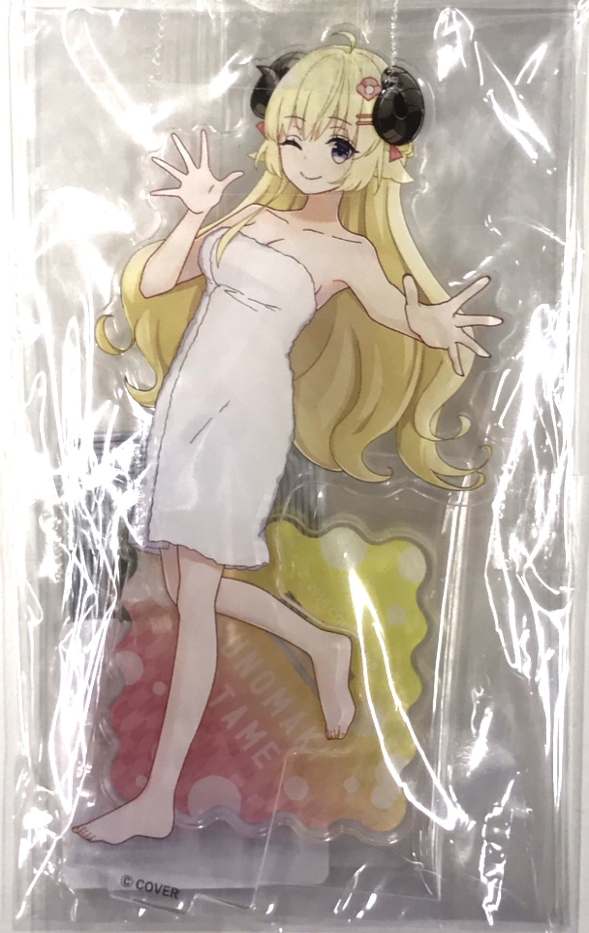 Gokurakuyu hololive x Gokurakuyu RAKU SPA Life-size acrylic stand Floor rising ver. Tsunomaki Watame