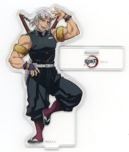 Tengen Uzui New Character Illustration Acrylic Stand TV Anime Demon Slayer Kimetsu no Yaiba Infinite Train Edition x ufotable Cafe x Machi Asobi CAFE