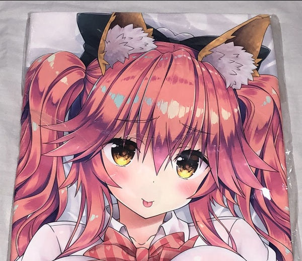 Genuine  Dragon Kitchen FGO Tamamo no Mae JK Cass Fox Cinderella Fox Girl Dakimakura Cover Pillow Case For Scorpion Lyctron C95