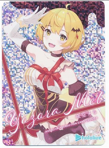 Takaoka food industry hololive production card chocolate ver.2 character card Yozora Mel rare