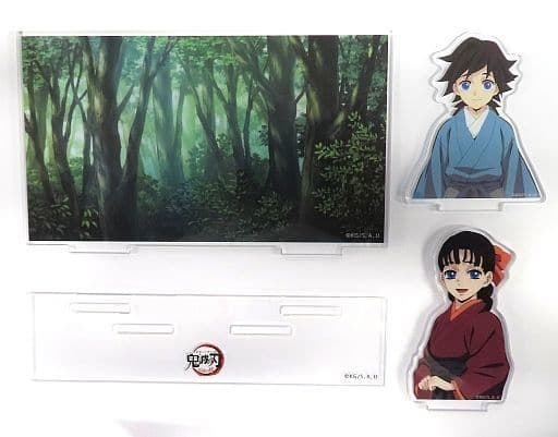 Sibling Bonds/Asakusa Edition Tomioka Boy and Older Sister Acrylic Stand Demon Slayer Kimetsu no Yaiba x ufotable Cafe Tanjirou Kamado Risshi Edition Special Edition Broadcast Commemorative Collaboration Cafe