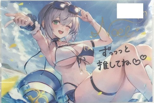 hololive hololive 1st anniversary commemorative Handwritten Signatureed postcard Shirogane Noel