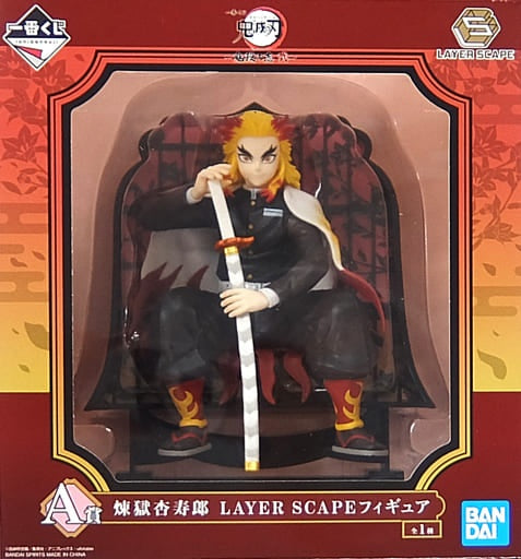 BANDAI SPIRITS Figure Kyoujurou Rengoku Ichiban Kuji Demon Slayer Kimetsu no Yaiba Demon Slayer 2 LAYER SCAPE Prize A Figia