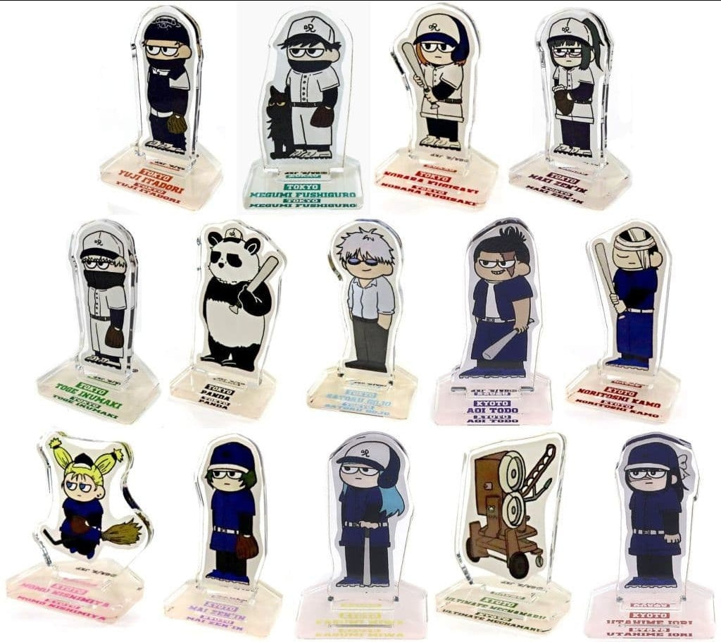 Nippon Television Service All 14 Types Set Jujutsu Kaisen Sorcery Fight Girori Trading Mini Acrylic Stand -Magic Koshien-