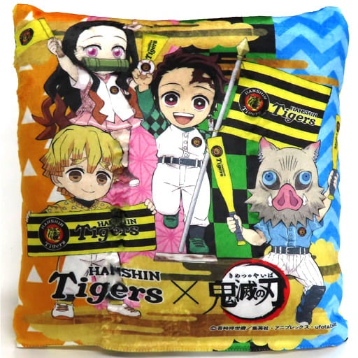 ・Accessories Cushions・Hugging Pillows・Body Tanjirou Kamado Nezuko Kamado Zenitsu Agatsuma Inosuke Hashibira Cushion Hanshin Tigers x Demon Slayer Kimetsu no Yaiba