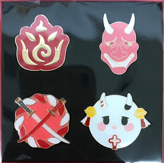 hololive hololive 5th Anniversary Pin Badge Set of 4 Nakiri Ayame