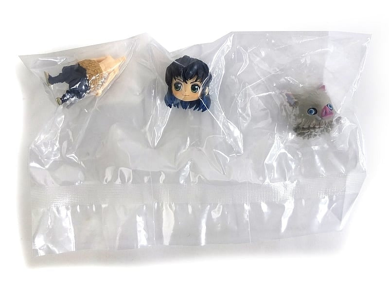 Banpresto figure individual item Tanjiro Nezuko Zenitsu Inosuke Q posket petit 4 body set Comics Demon Slayer Kimetsu no Yaiba Volume 23 special edition attached figure