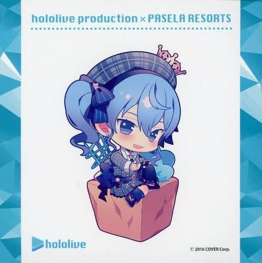 hololive Productions Sil Sticker Suisei Hoshimachi Sitting / Right Facing Sticker Bachal YouTuber Hololive x Pasela Collaboration Cafe Use Benefits