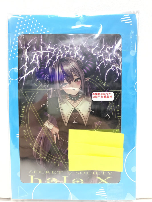 hololive hololive 1st anniversary commemorative stamped duplicate Handwritten Signatureed postcard Laplus Darknesss