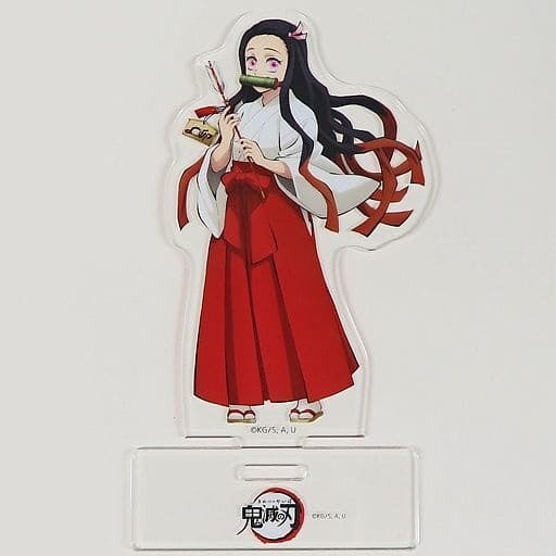 ufotable Nezuko Kamado Demon Slayer Kimetsu no Yaiba Happy New Year Sumijiro and Hatsumode Illustration Acrylic Stand C101 Goods