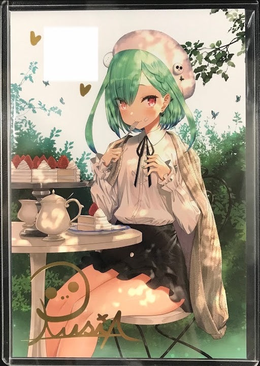 hololive hololive birthday commemorative copy Handwritten Signature postcard with handwritten message Uruha Rushia