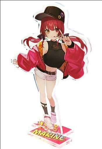 Miscellaneous Goods Single Item Houshou Marine Original Acrylic Stand Shugao Illustration vol 5 Virtual YouTuber Hololive x Family Mart 5th