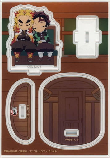 ufotable Tanjirou Kamado Kyoujurou Rengoku Yurayura Acrylic Stand A Movie Version Demon Slayer Kimetsu no Yaiba Infinite Train Edition AnimeJapan 2021 Goods