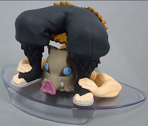 Nichi Kiyoshi Figure Inosuke Hashibira Ultimate Body Chicken Ramen x Demon Slayer Kimetsu no Yaiba Fudome Figure Present Campaign Winning Item