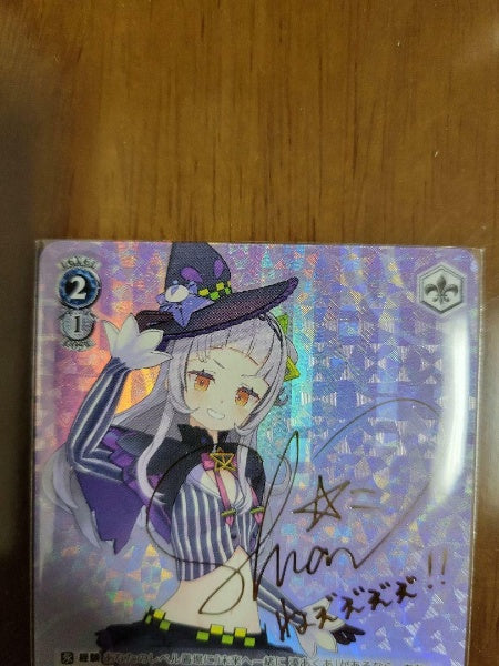 Weiss Schwarz card Hololive HOL/W91-127SP SP Murasaki Shion Foil Signed