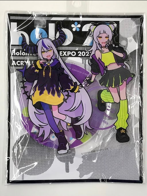 hololive hololive holo 27 acrylic stand lip sync Laplus Darknesss Murasaki Shion hololive SUPER EXPO 2023