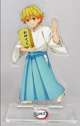 ufotable Zenitsu Agatsuma Demon Slayer Kimetsu no Yaiba Happy New Year Sumijiro and New Year's Visit Illustration Acrylic Stand C101 Goods