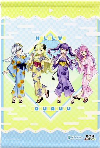 Gokurakuyu hololive x Gokurakuyu RAKU SPA B2 Tapestry Yukata ver