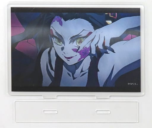 Daki Ume Ume family and first quarter land lenticular acrylic stand Demon Slayer Kimetsu no Yaiba red-light district character picture scroll cafe in ufotable Cafe x Machi Asobi CAFE 4th season