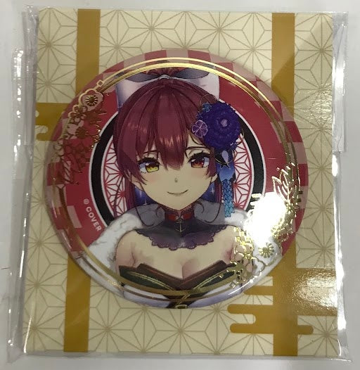hololive hololive random foil stamping can badge New Year costume ver. 3rd grade 4th grade Houshou Marine