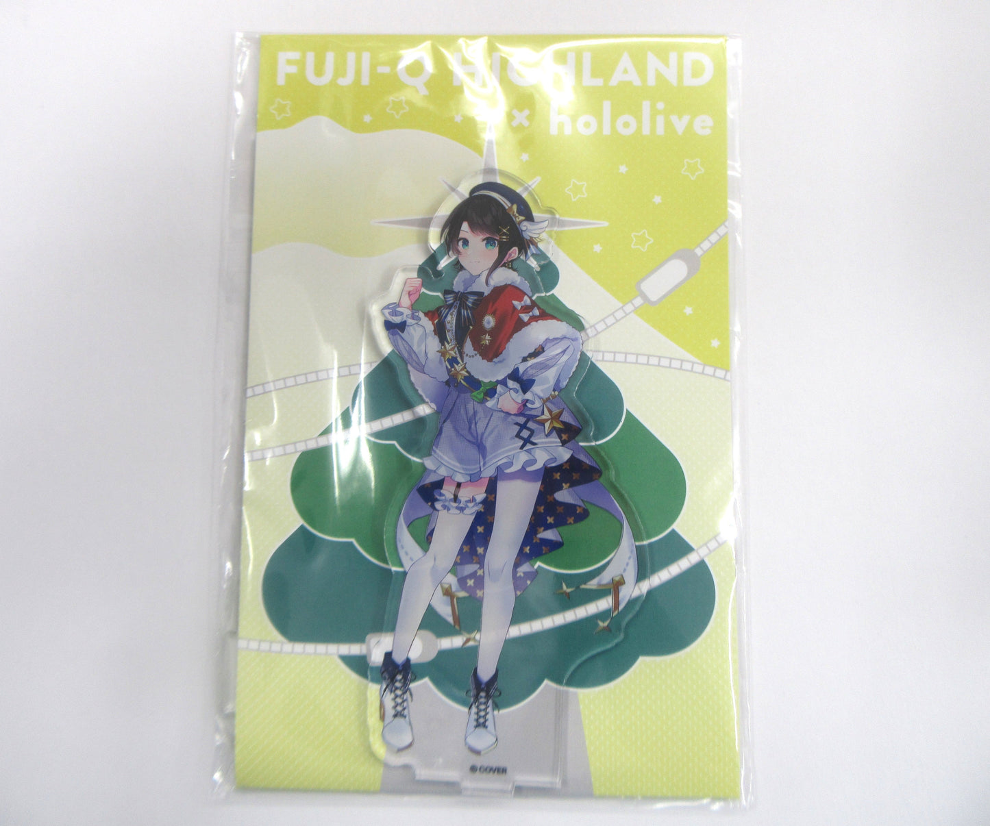 Fuji-Q Highland hololive in Fuji-Q Highland SNOW WORLD Acrylic Stand Oozora Subaru