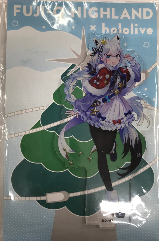 Fuji-Q Highland hololive in Fuji-Q Highland SNOW WORLD Acrylic Stand Shirakami Fubuki