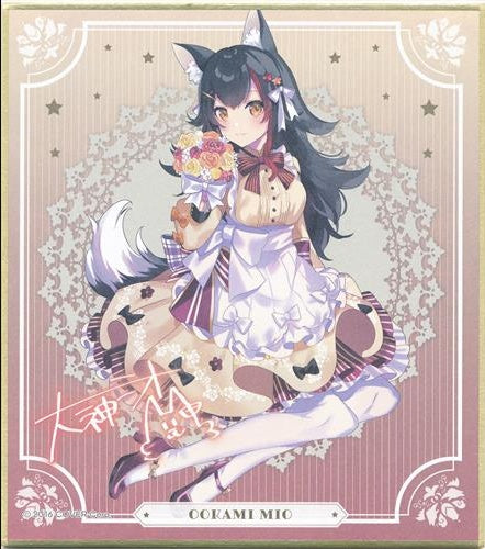 Lawson hololive Mini Shikishi Ookami Mio