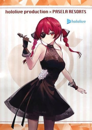 hololive Production Poster Original A1 Poster Houshou Marine Virtual YouTuber Hololive x Pasela First Half Collaboration Set Order Bonus